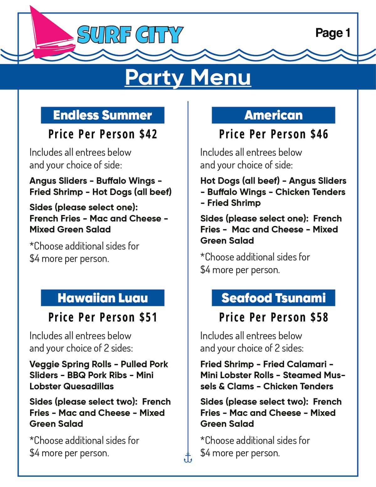 Surf City Food Packages recipe served on a plate, by Surf City