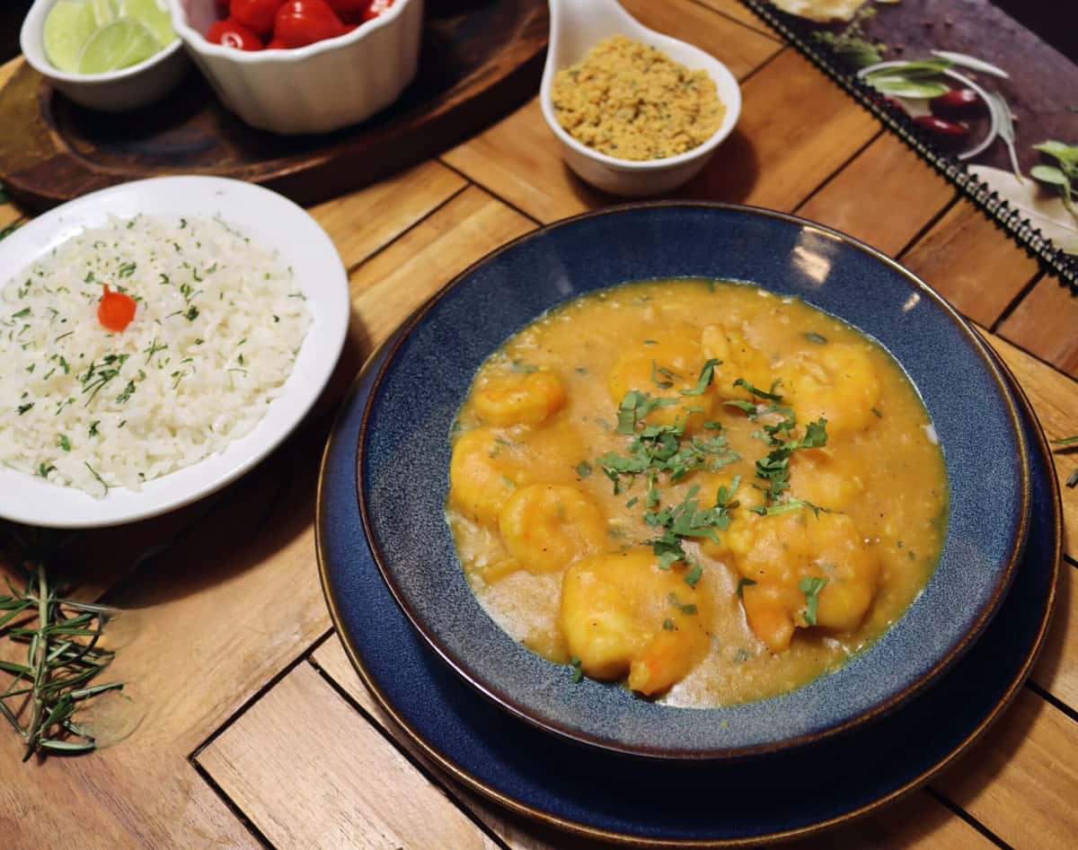 Bobo de Camarao recipe served on a plate, by Boteco Restaurant Bobo de Camarao recipe served on a plate, by Boteco Restaurant