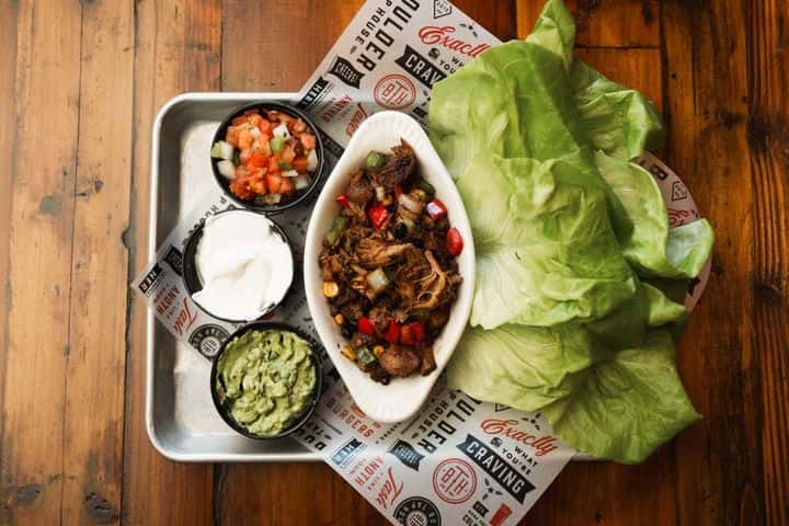 House Burger recipe served on a plate, by Boulder Tap House House Burger recipe served on a plate, by Boulder Tap House
