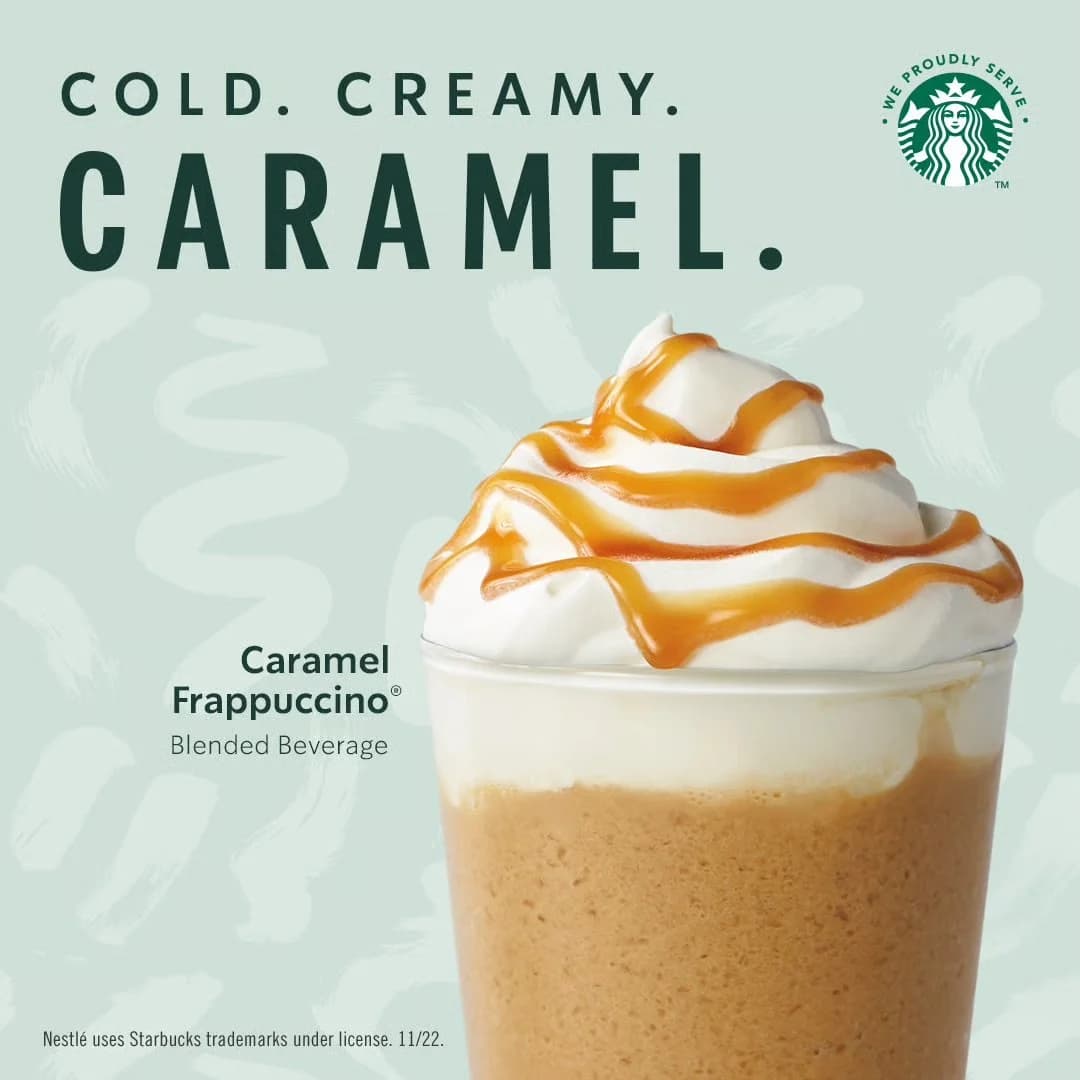 caramel frappiccino