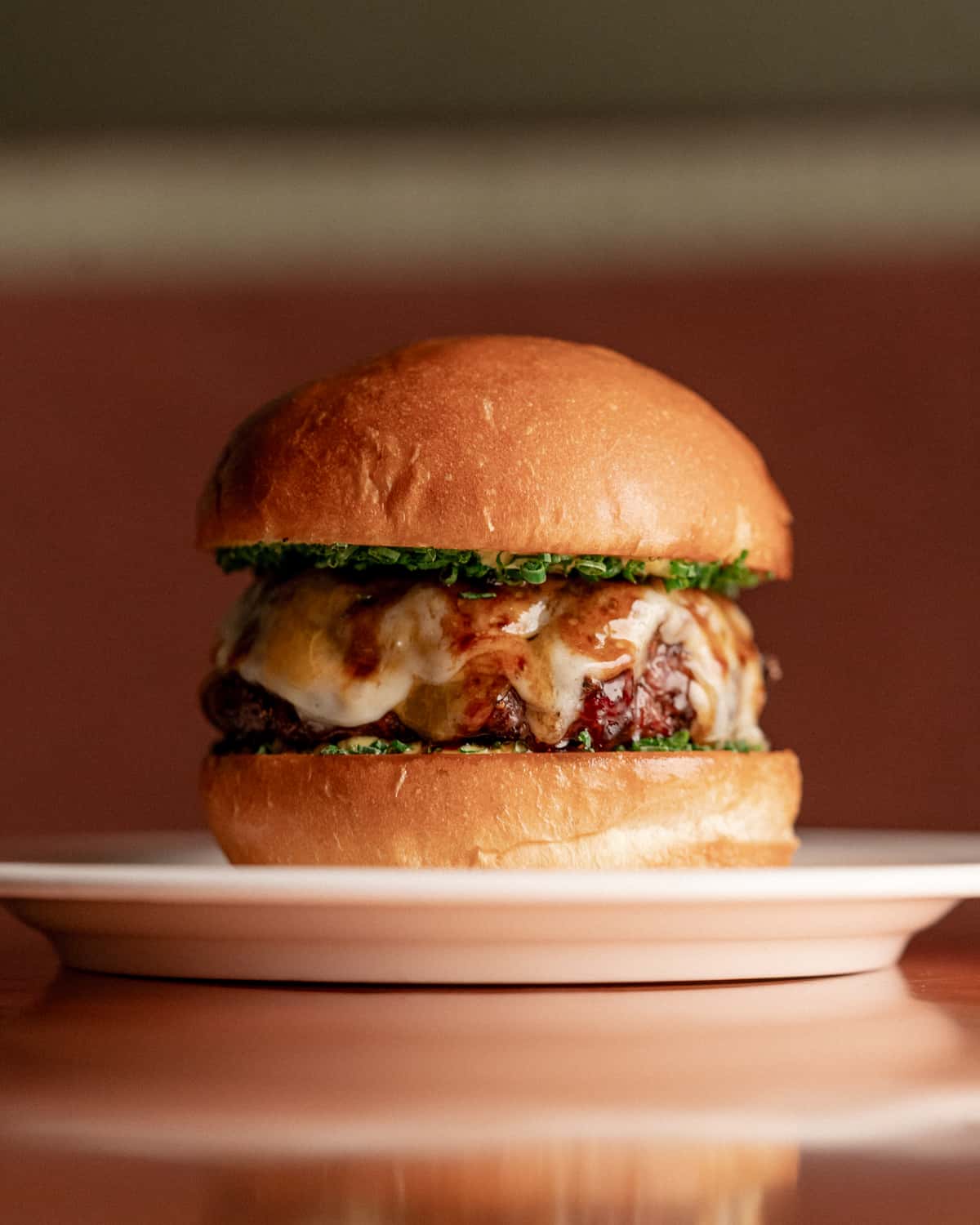 June Burger recipe served on a plate, by June June Burger recipe served on a plate, by June