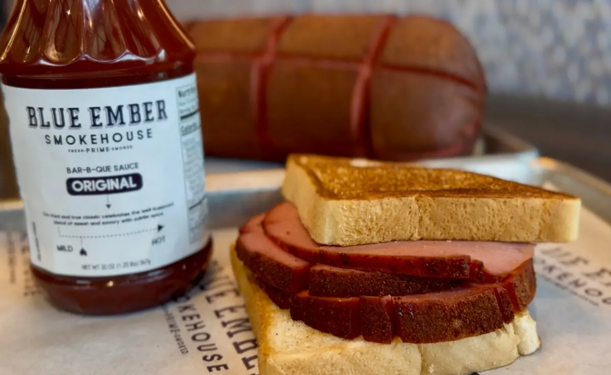 Smoked Bologna Sandwich