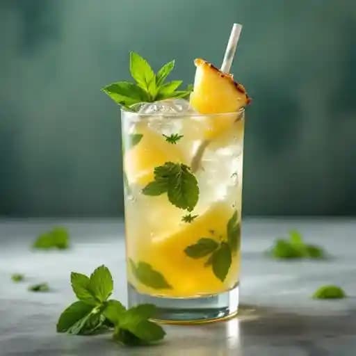 pineapple mint ginger rickey