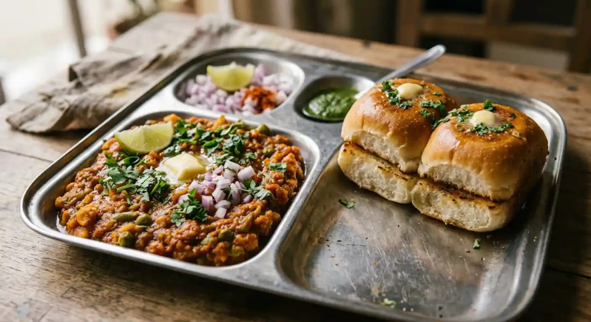 Up-to-Date Vegan Pau Bhaji
