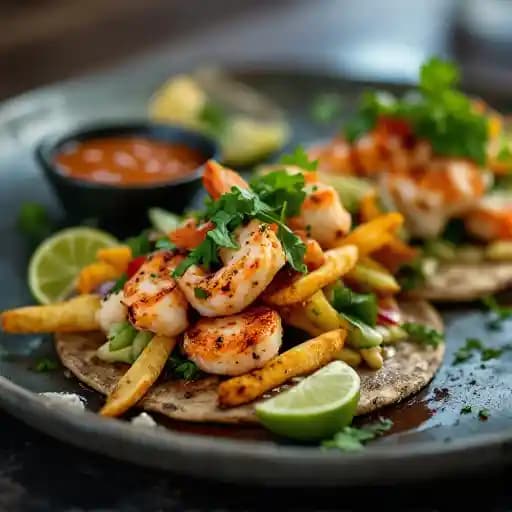 CRISPY LOBSTER TEMPURA TACOS
