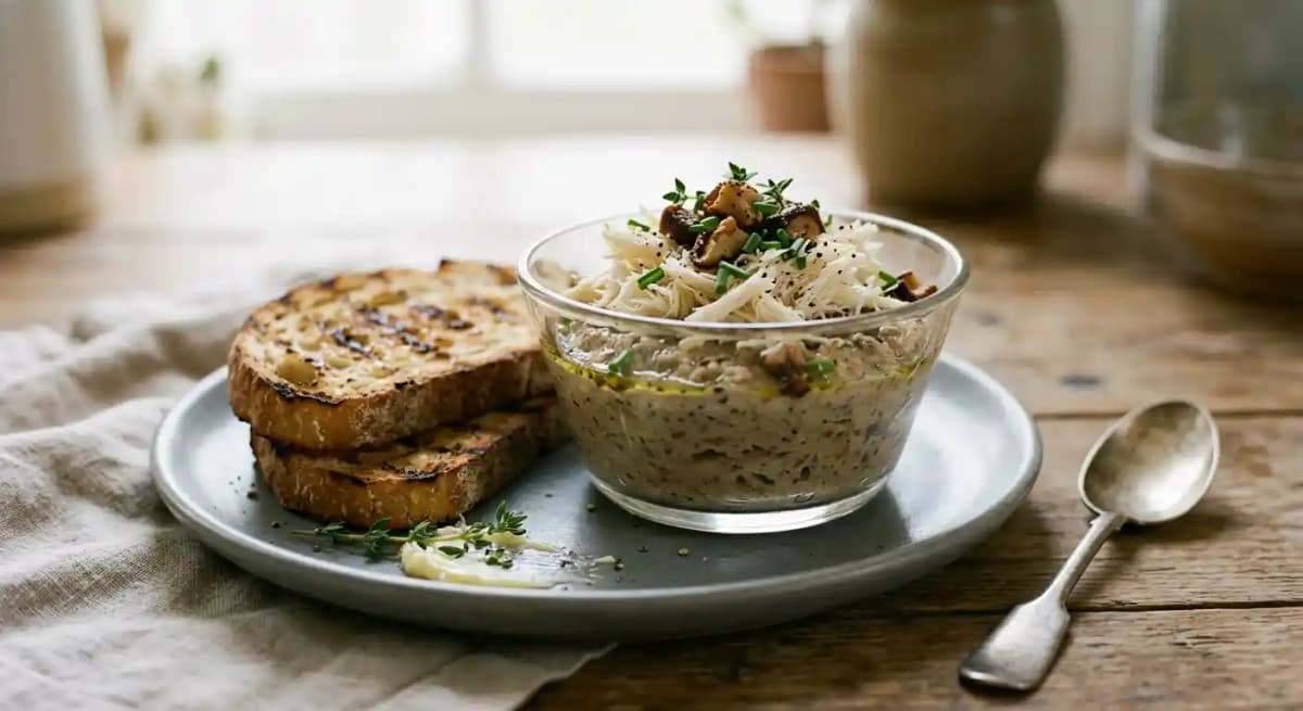 Mushroom parfait