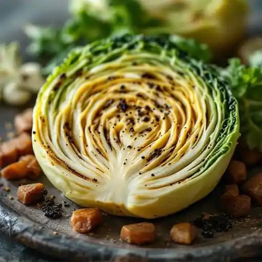 Confit January king cabbage