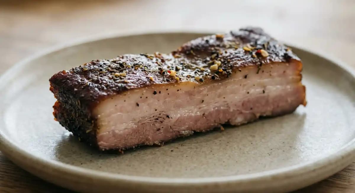 Smoked Garlic Pork Belly