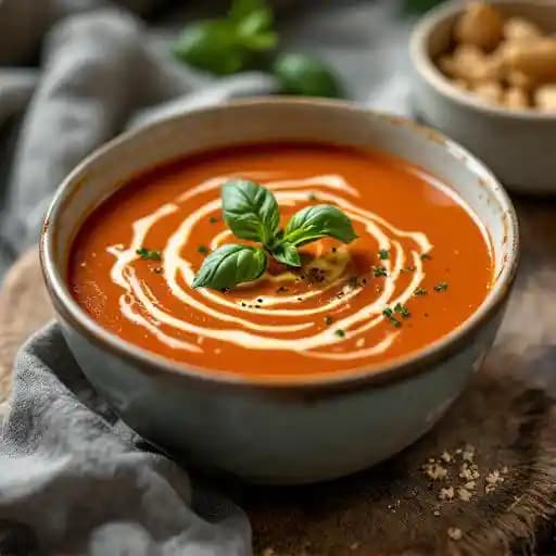 Roasted Garlic Tomato Soup
