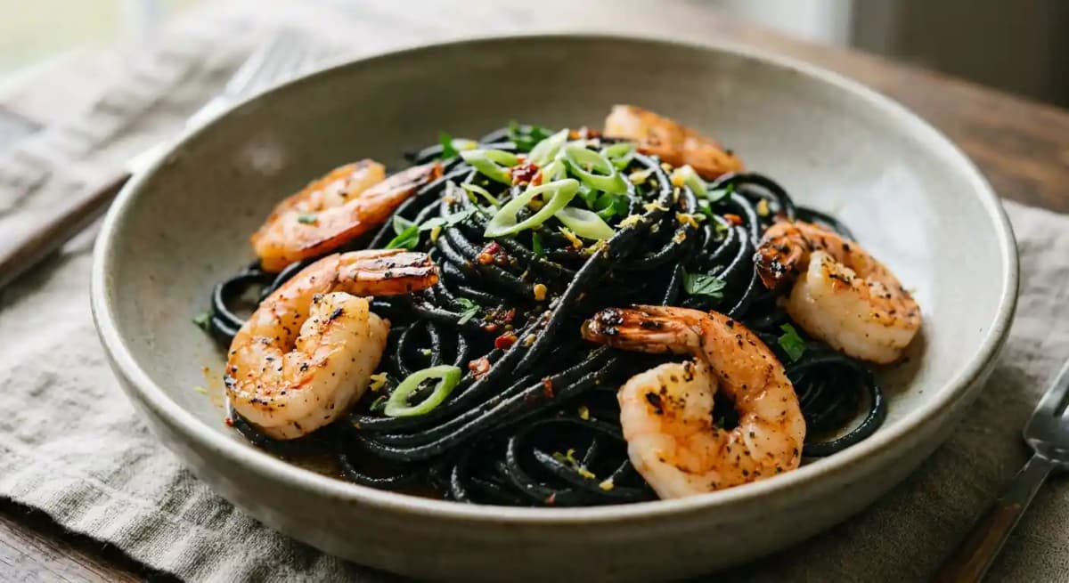 Squid Ink Spaghetti