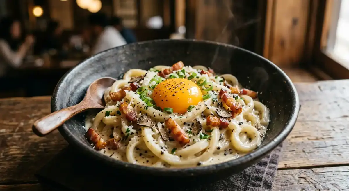 Truffle Udon Carbonara