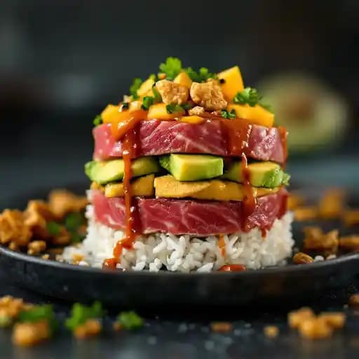 Tuna Sushi Stack
