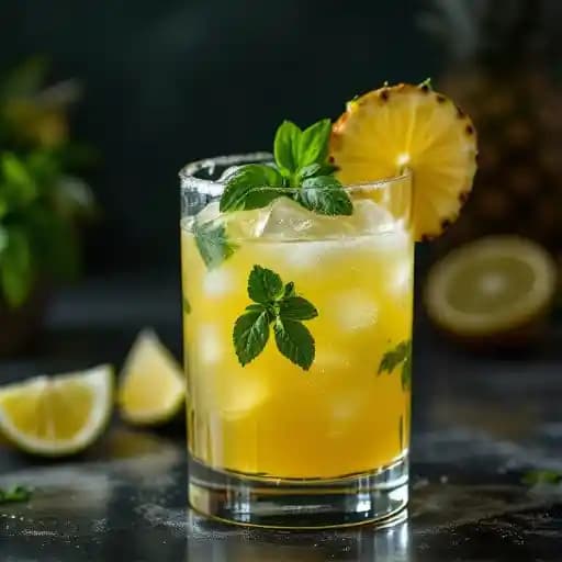 Pineapple Basil Margarita