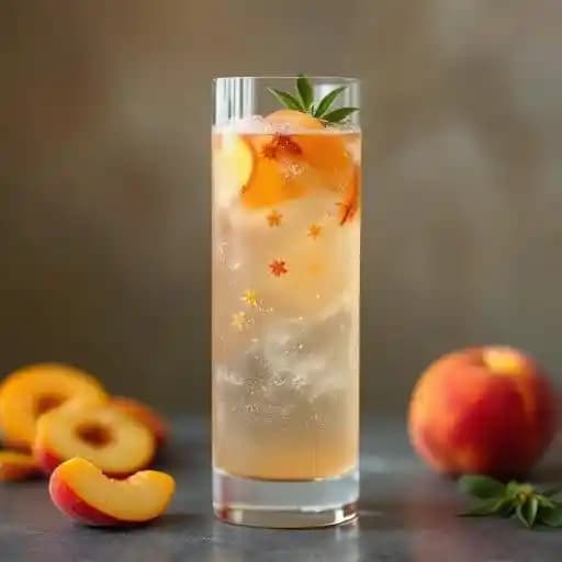Peach + Orange Blossom Spritz