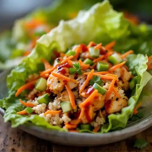 Angry Chicken Lettuce Wraps