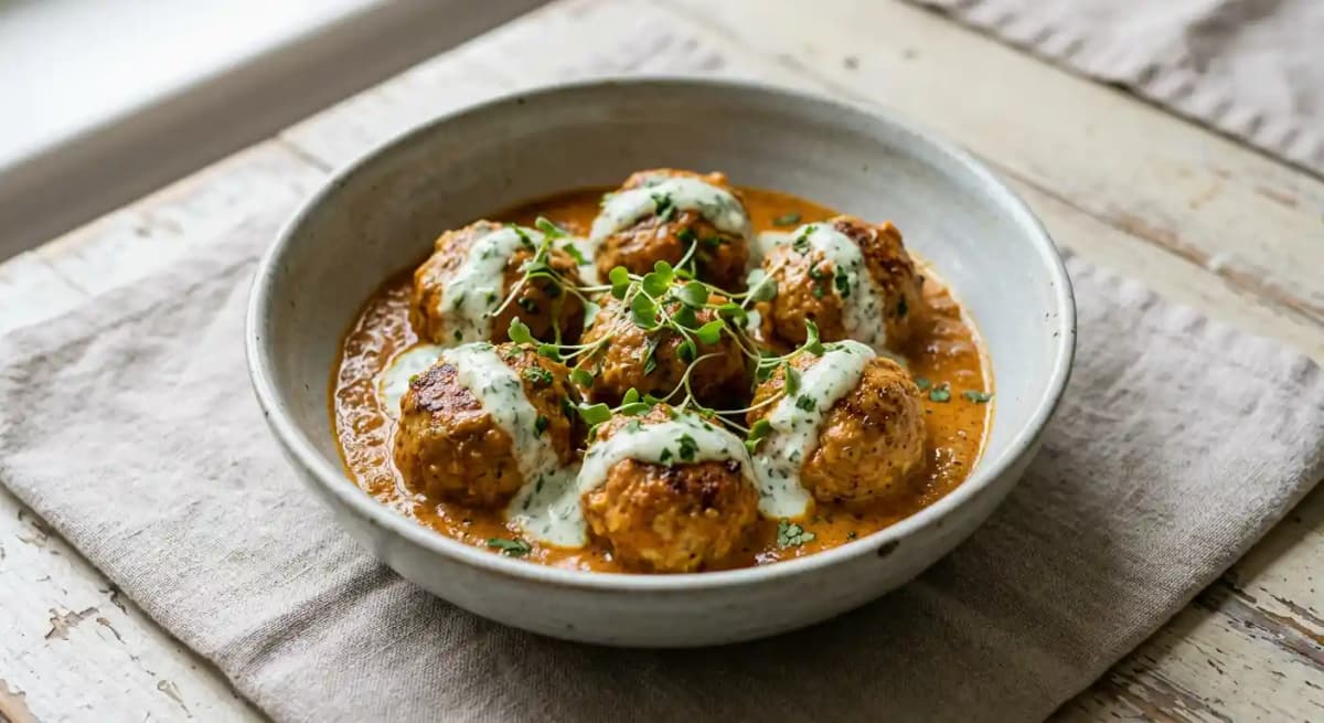 Tikka Masala Meatballs