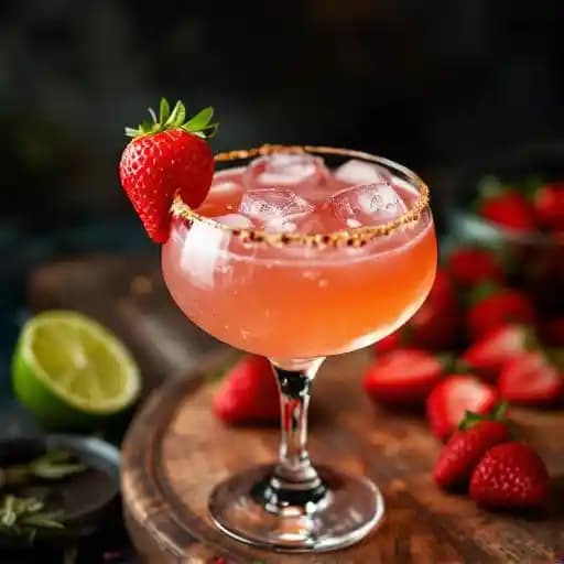 Strawberry Smokeshow Margarita