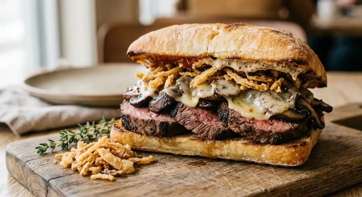 Smoked Beef Tenderloin Sandwich *