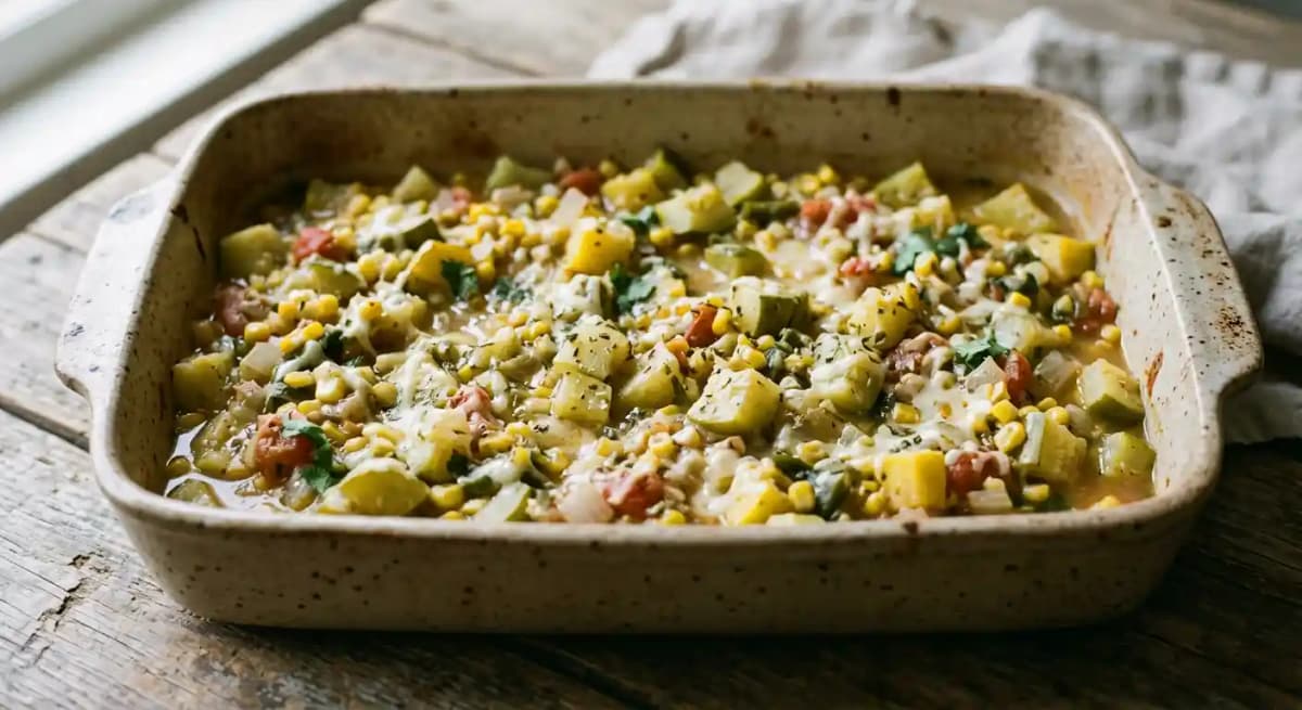 Tray of Calabacitas