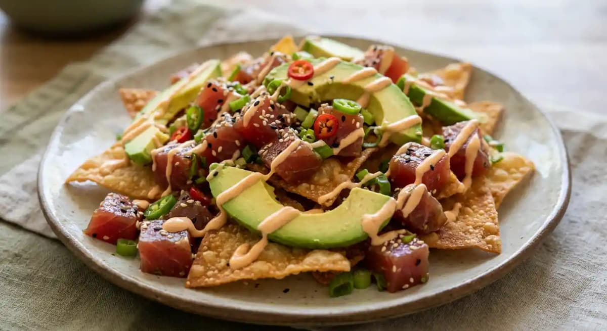 Ahi Poke Nachos*