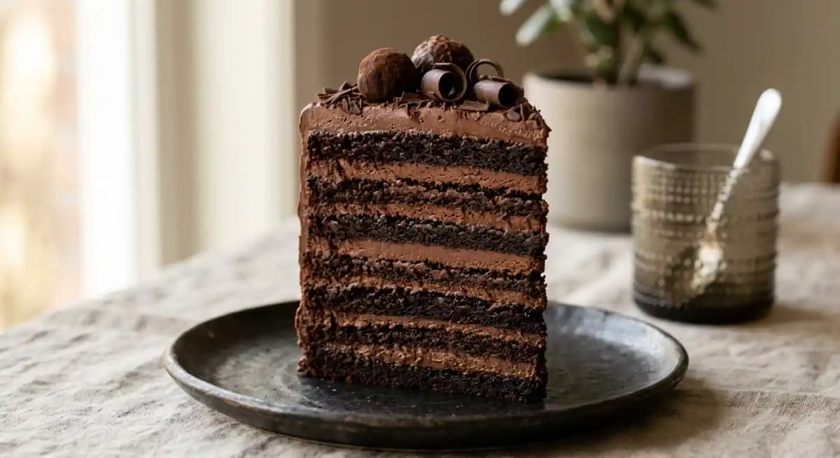 Chocolate Tower Truffle Cake™