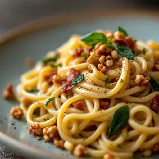Roasted-Garlic Carbonara