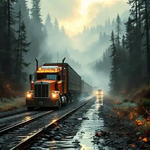 Trucks and Trains