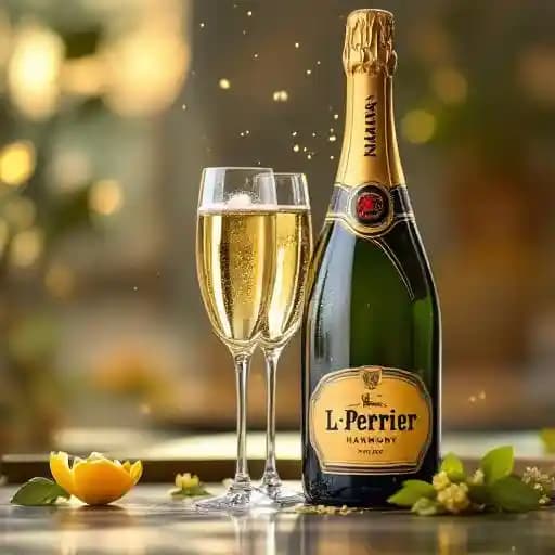Champagne: NV L-Perrier-Harmony Demi-Sec.. (375ML)