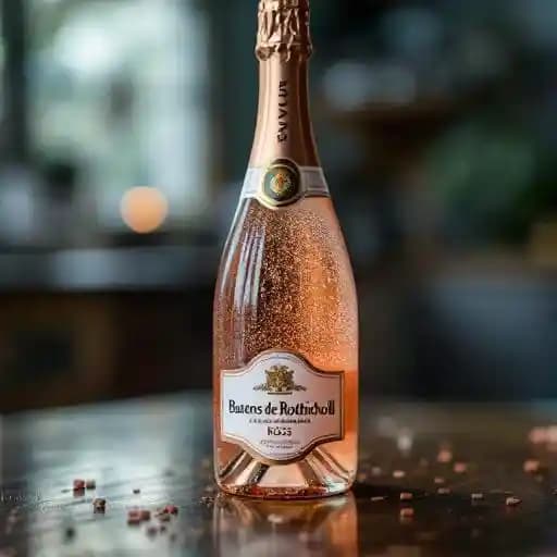 Rosé Champagne: NV Barons de Rothschild-Brut Rosé.. (375ML)