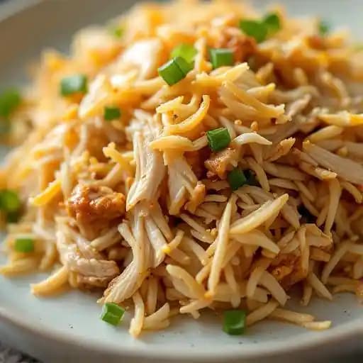 Shredded Chicken Rice