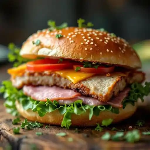 Deluxe Sandwich (Pork Chop & Ham)