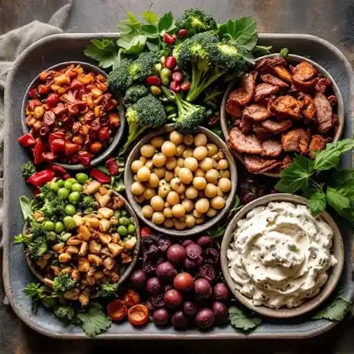 Large Salatim Platter