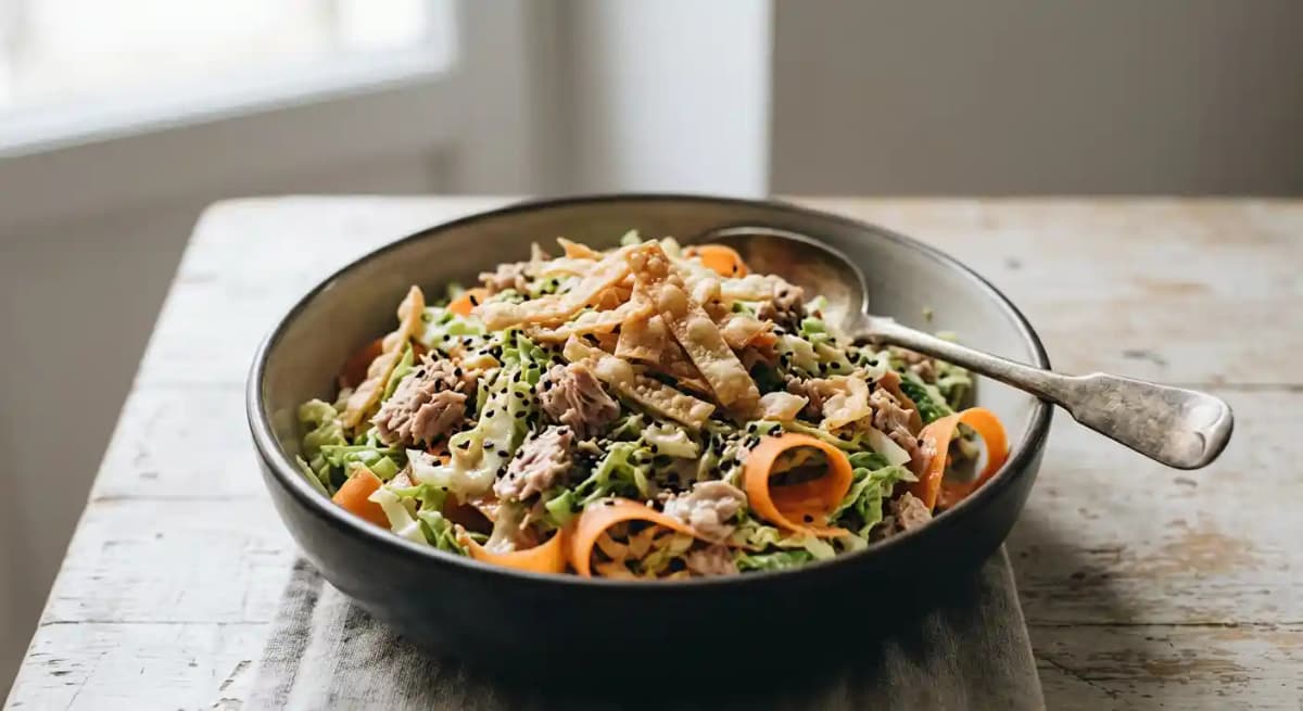 SALADE CHINOISE AU THON