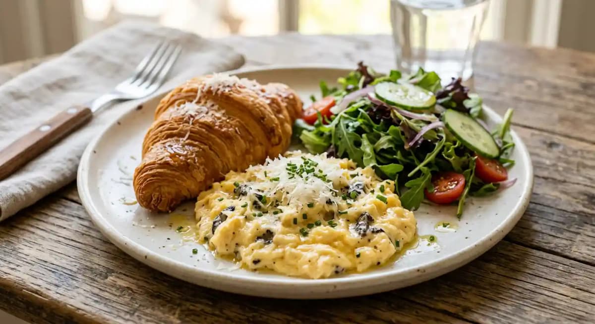 truffled eggs
