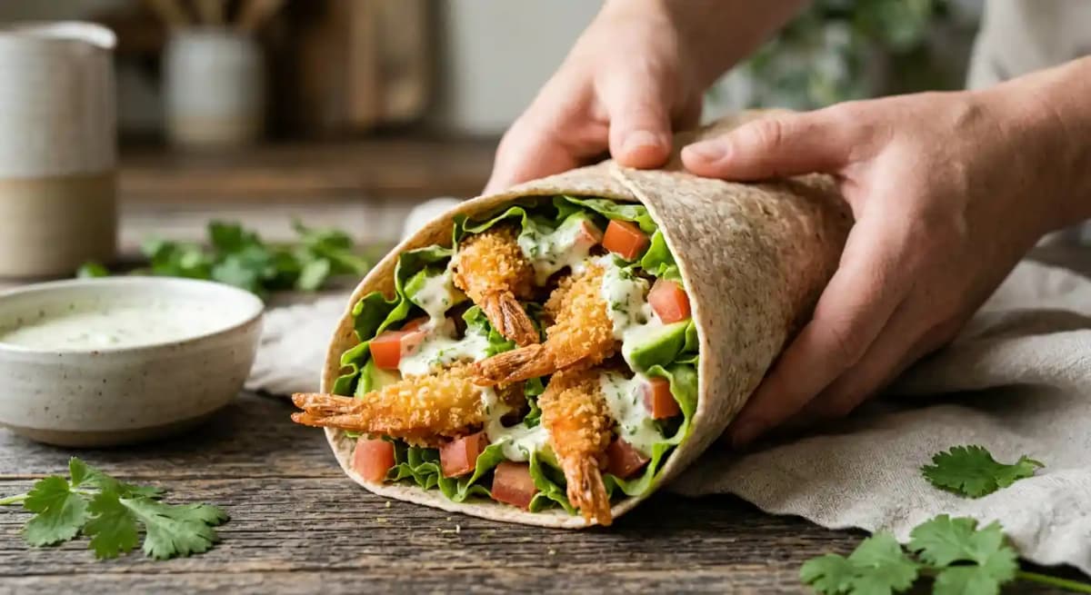 SERRANO LIME SHRIMP WRAP