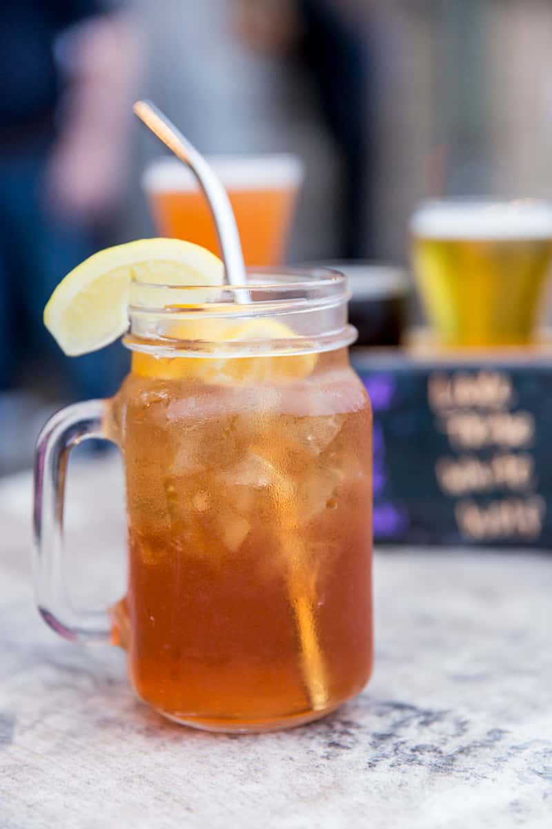 Long Island Iced Tea recipe served in a glass, by Island Wing Company Grill & Bar - Tamaya Long Island Iced Tea recipe served in a glass, by Island Wing Company Grill & Bar - Tamaya